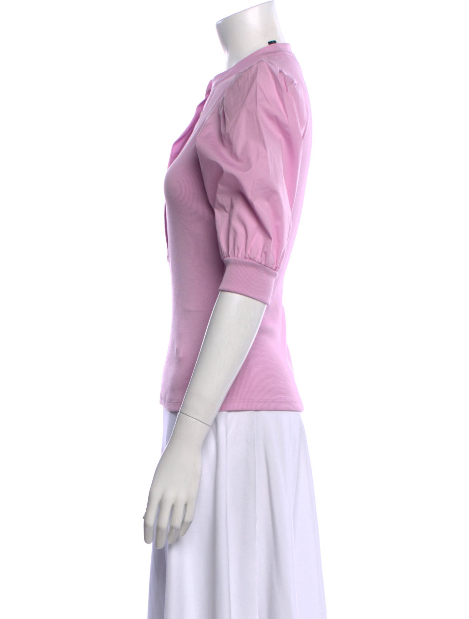 Veronica Beard V-Neck Three-Quarter Sleeve Polo w/ Tags