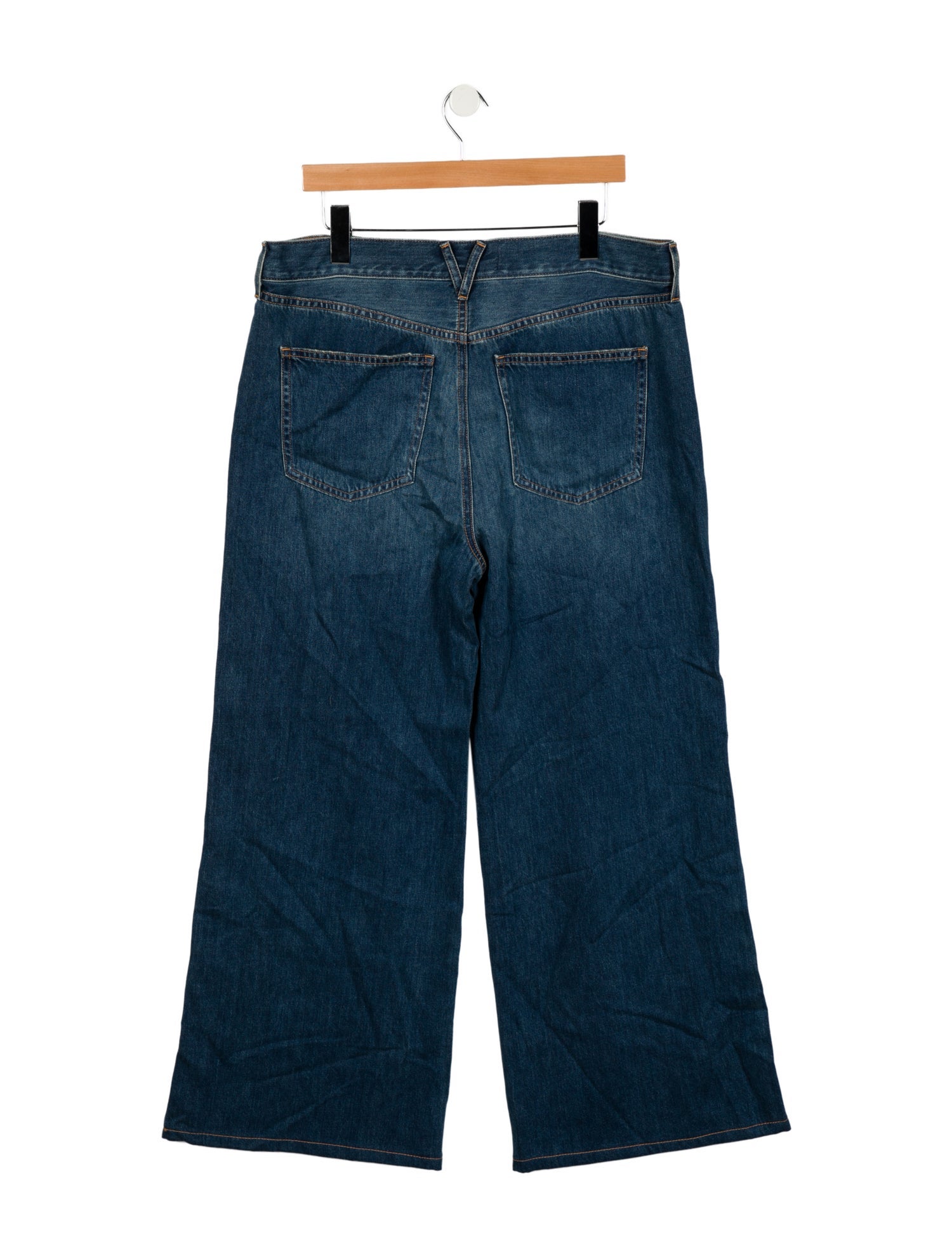 Veronica Beard High-Rise Wide Leg Jeans