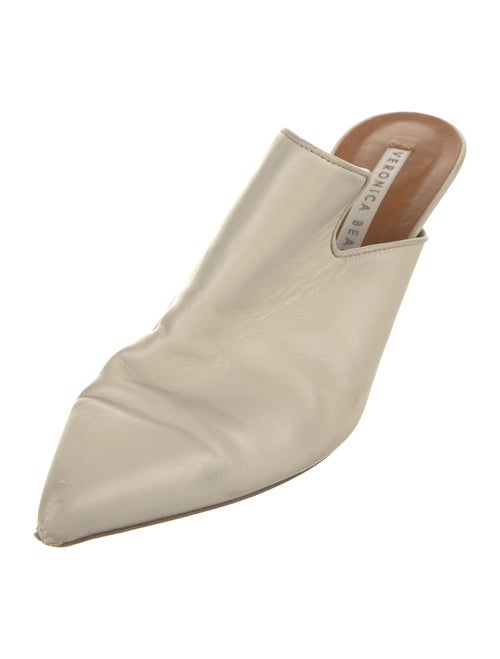 Veronica Beard Leather Mules