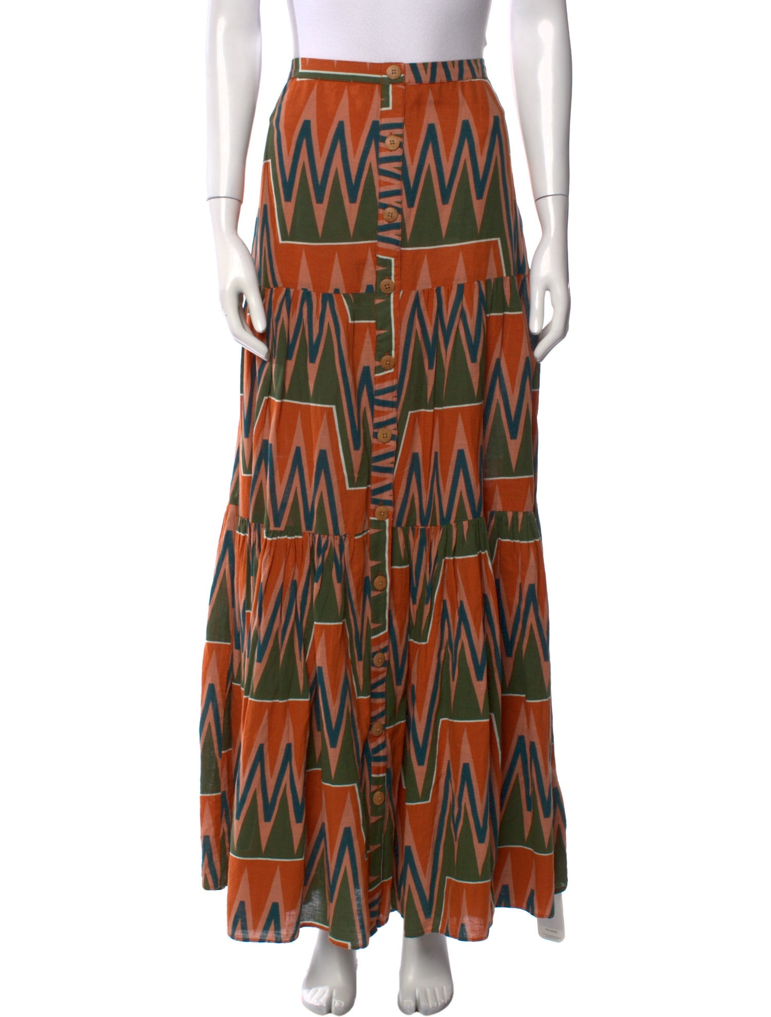 Veronica Beard Linen Long Skirt