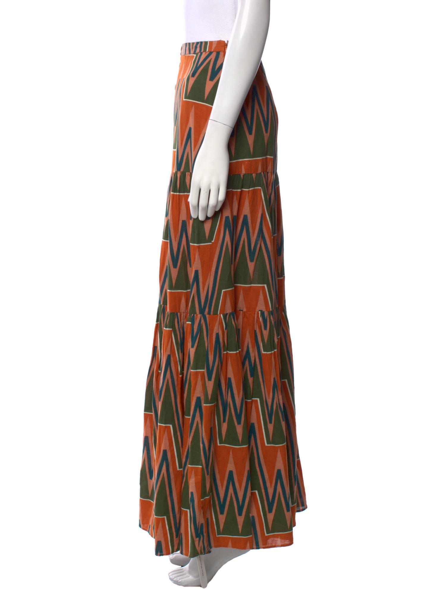 Veronica Beard Linen Long Skirt