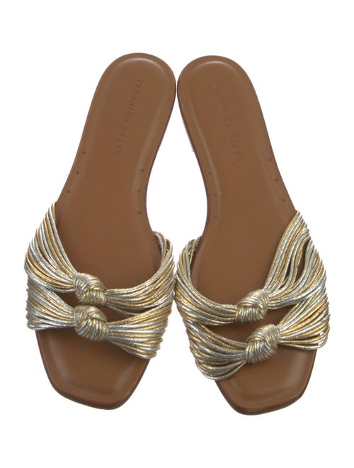 Veronica Beard Leather Slides