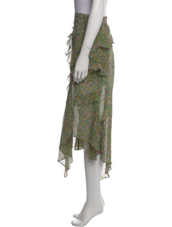 Veronica Beard Silk Midi Length Skirt
