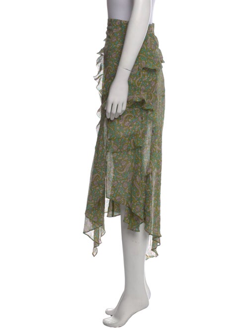 Veronica Beard Silk Midi Length Skirt