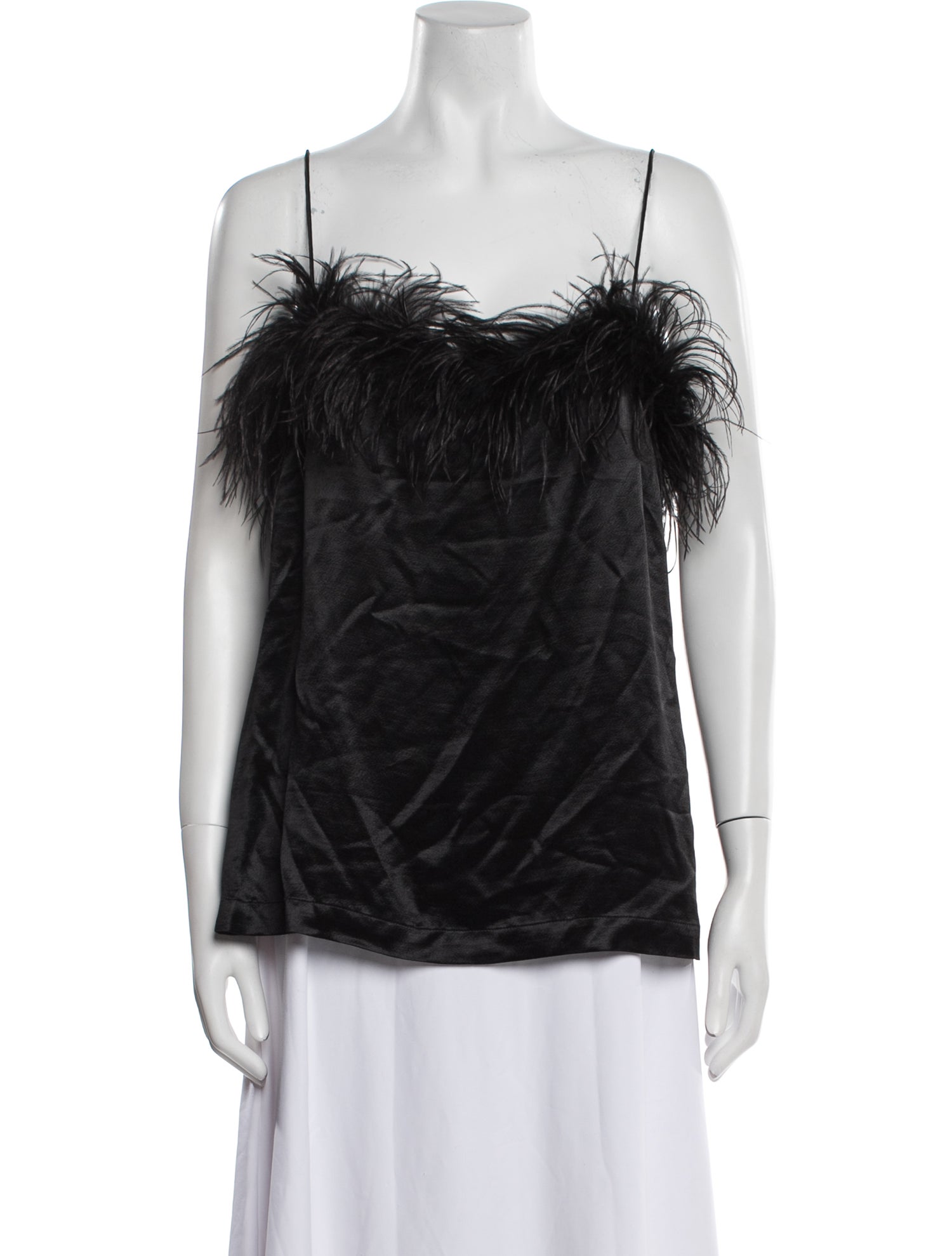 Veronica Beard Square Neckline Sleeveless Blouse