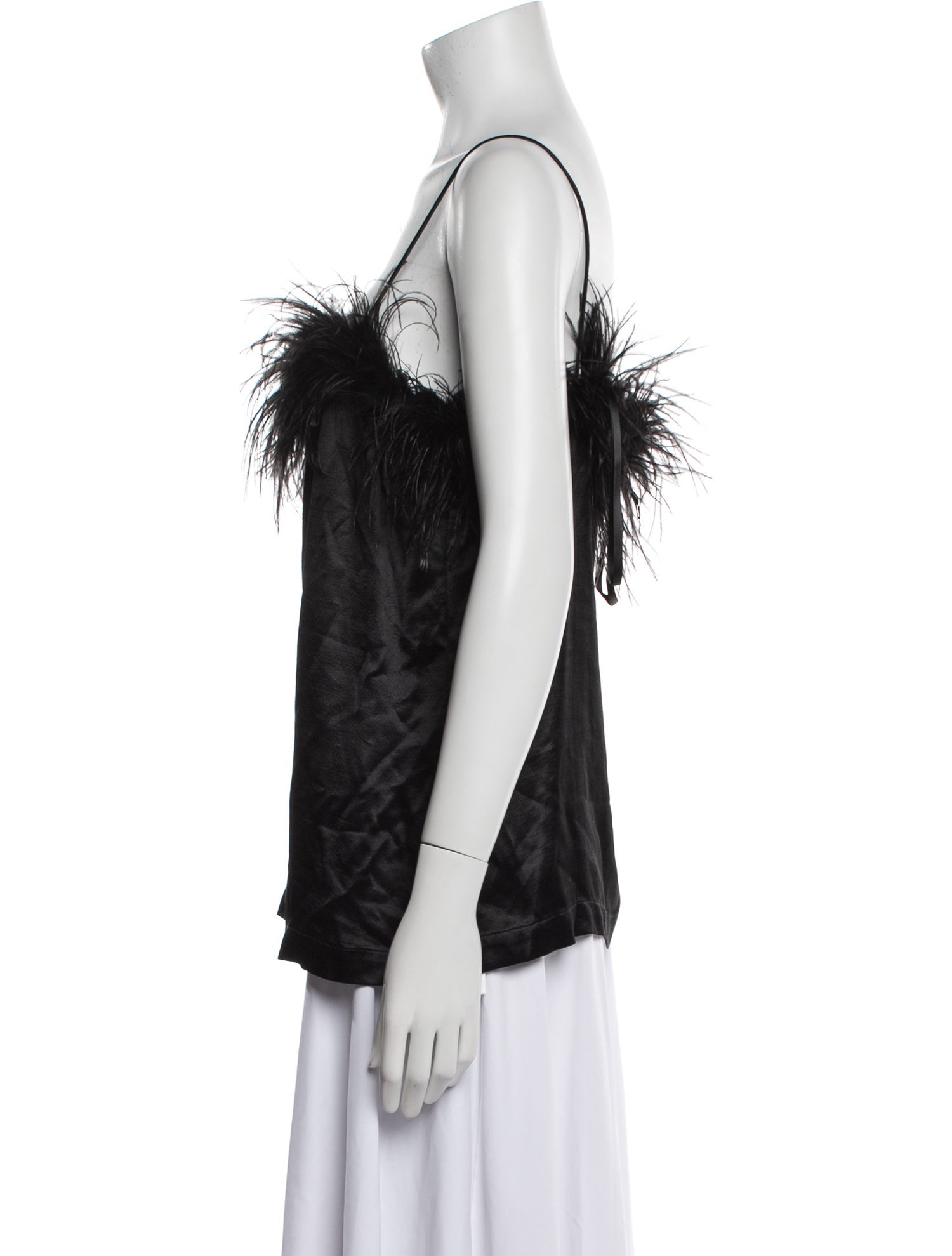 Veronica Beard Square Neckline Sleeveless Blouse