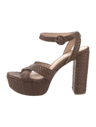 Veronica Beard Leather Espadrilles