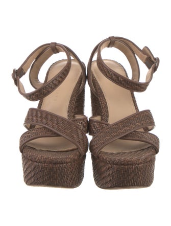 Veronica Beard Leather Espadrilles