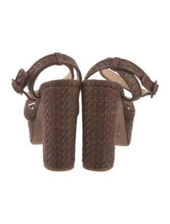 Veronica Beard Leather Espadrilles