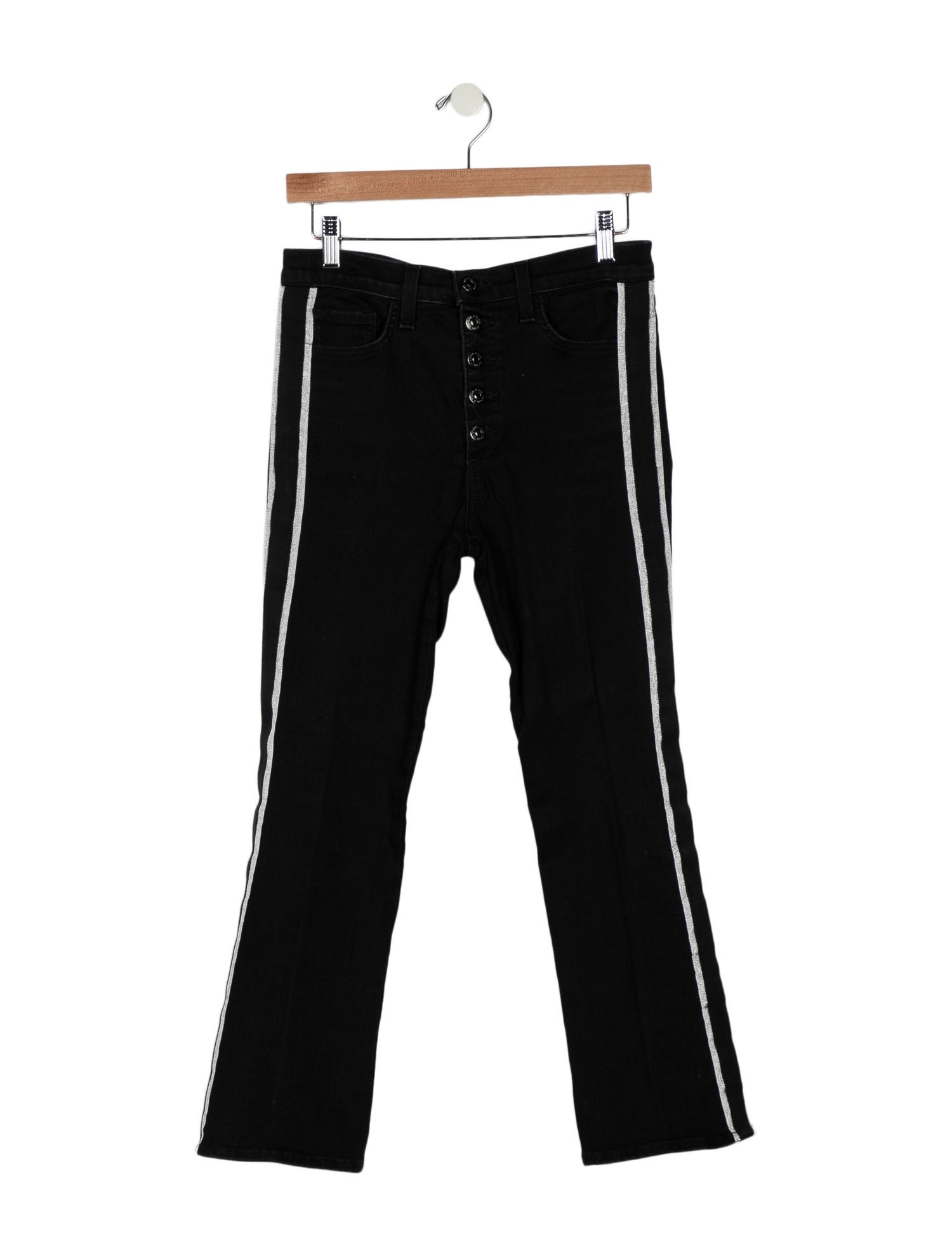 Veronica Beard Mid-Rise Straight Leg Jeans