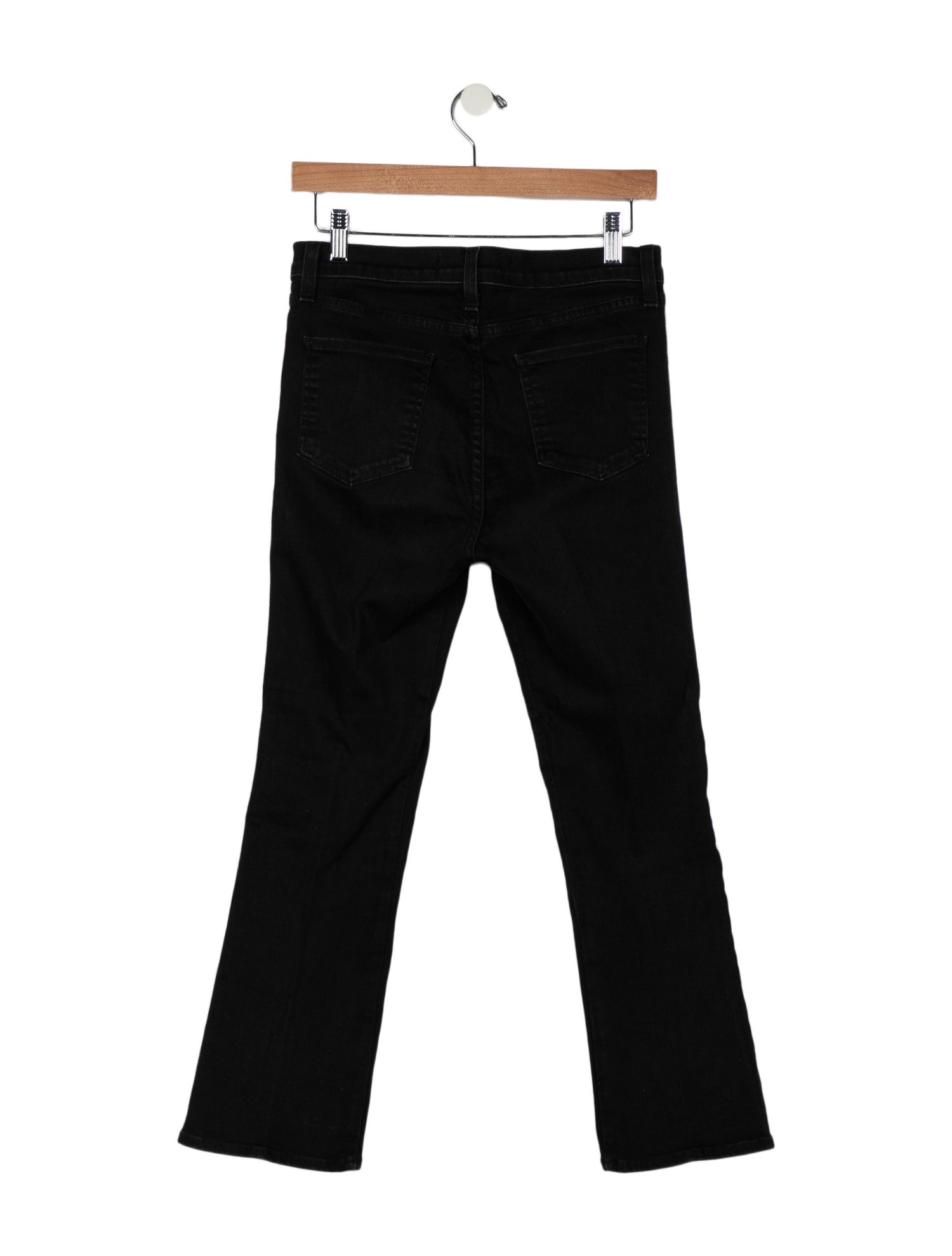 Veronica Beard Mid-Rise Straight Leg Jeans