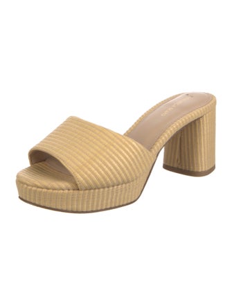 Veronica Beard Raffia Slides