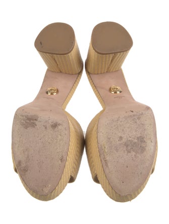 Veronica Beard Raffia Slides