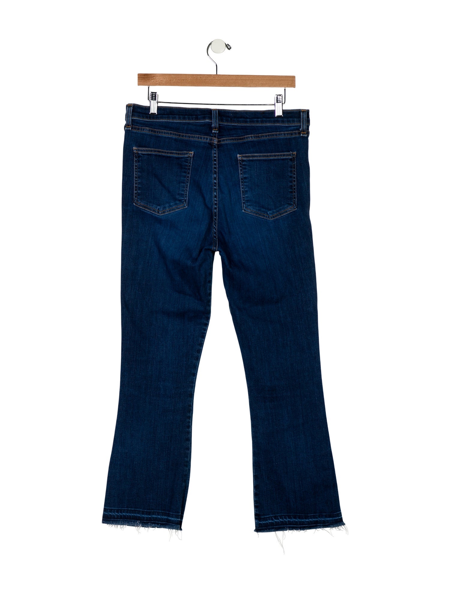 Veronica Beard High-Rise Straight Leg Jeans