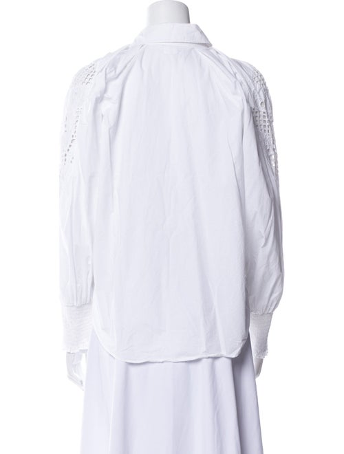 Veronica Beard Long Sleeve Button-Up Top