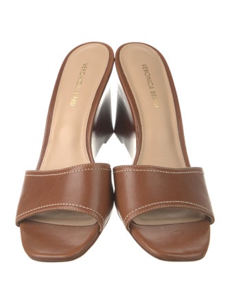 Veronica Beard Leather Slides