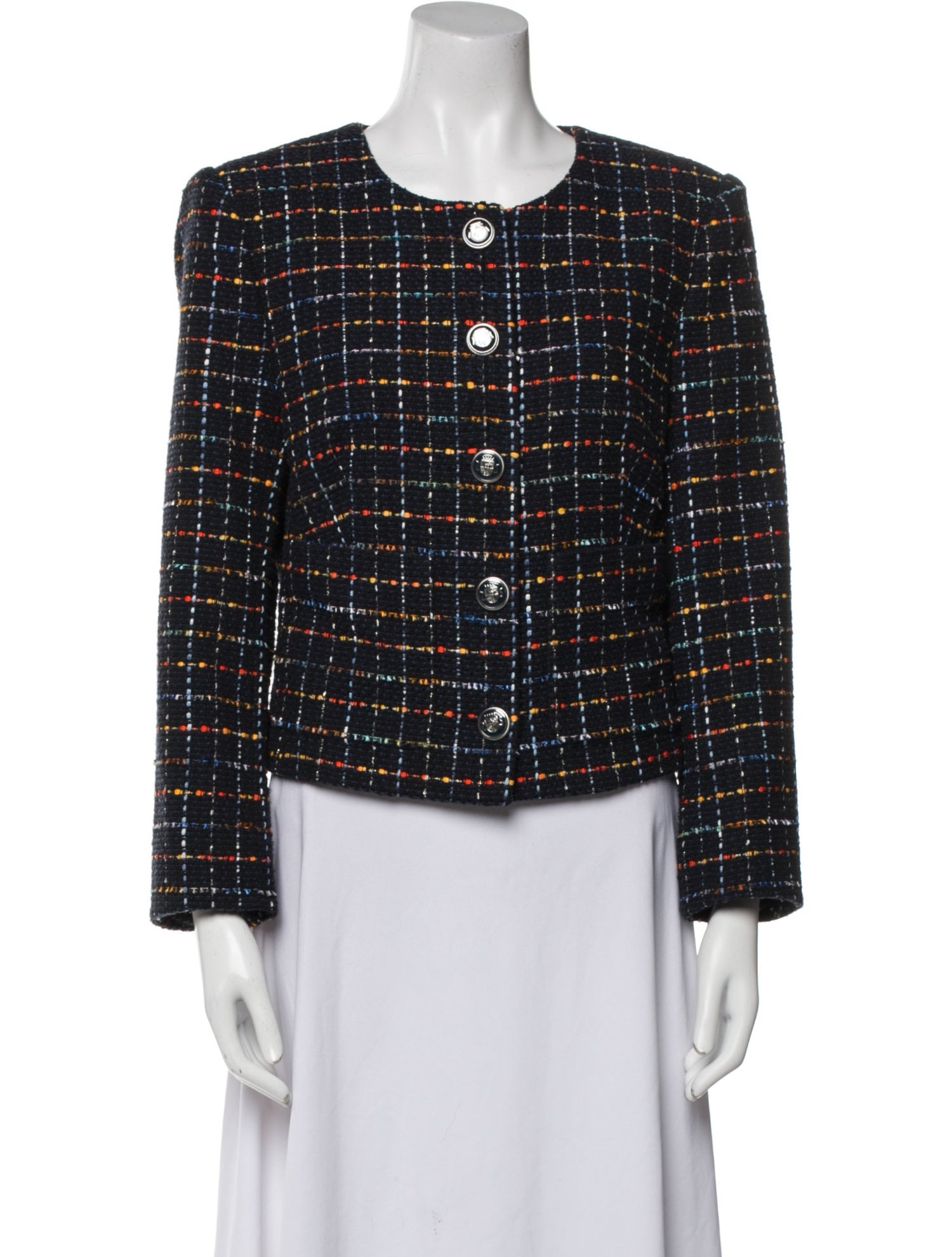 Veronica Beard Tweed Pattern Jacket