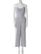 Veronica Beard Striped Strapless Jumpsuit