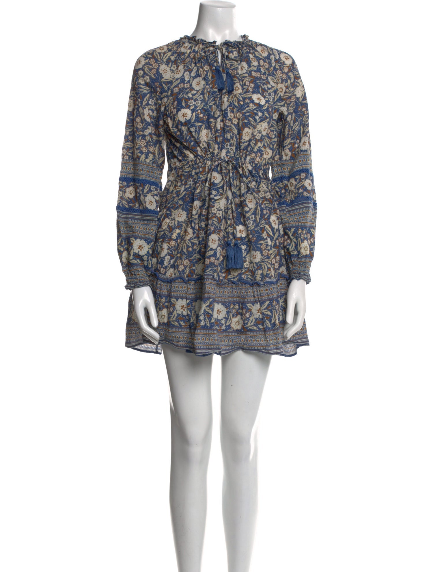 Veronica Beard Floral Print Mini Dress