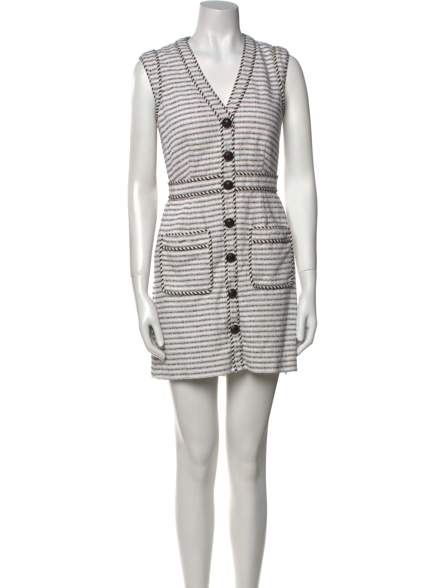 Veronica Beard Striped Mini Dress