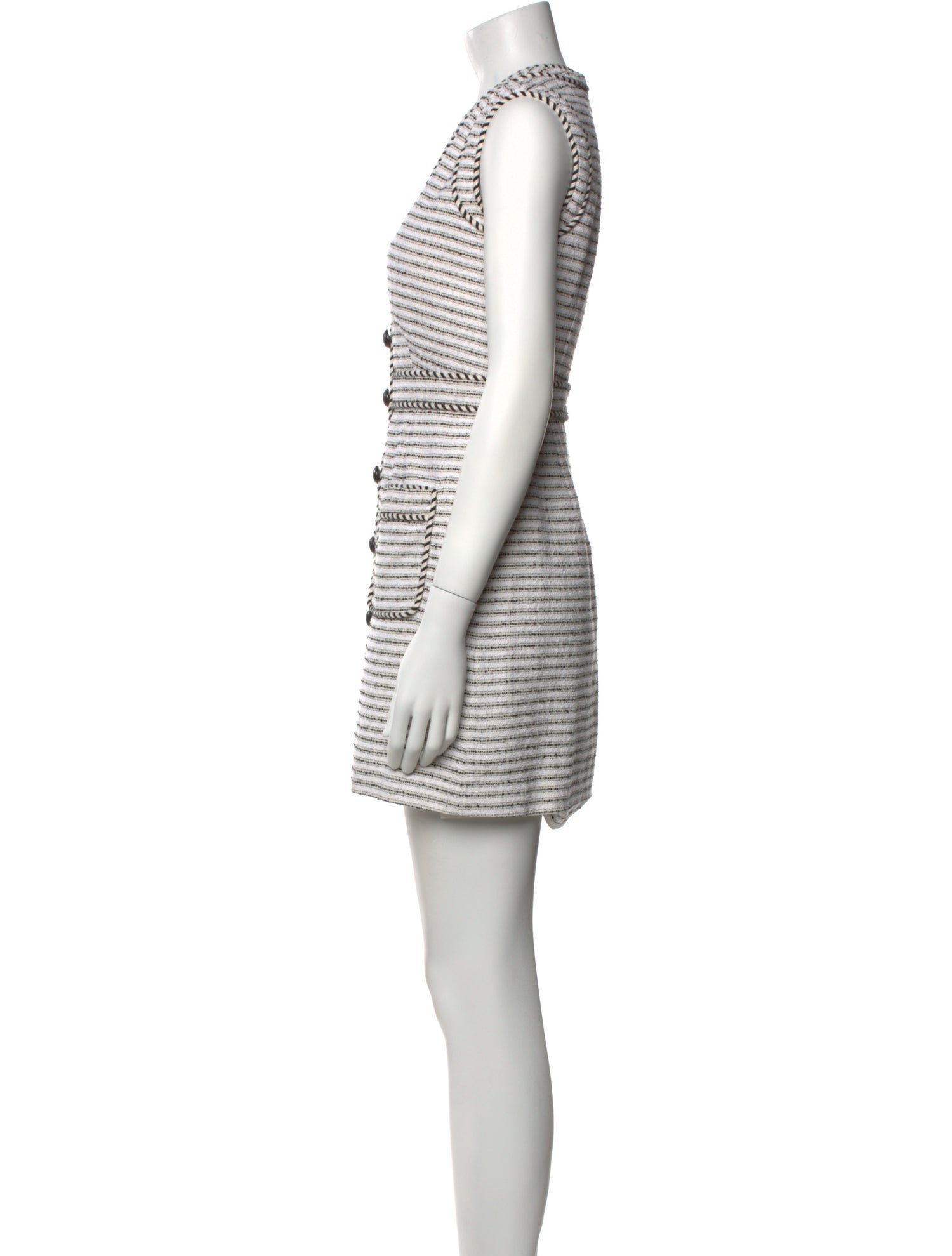 Veronica Beard Striped Mini Dress