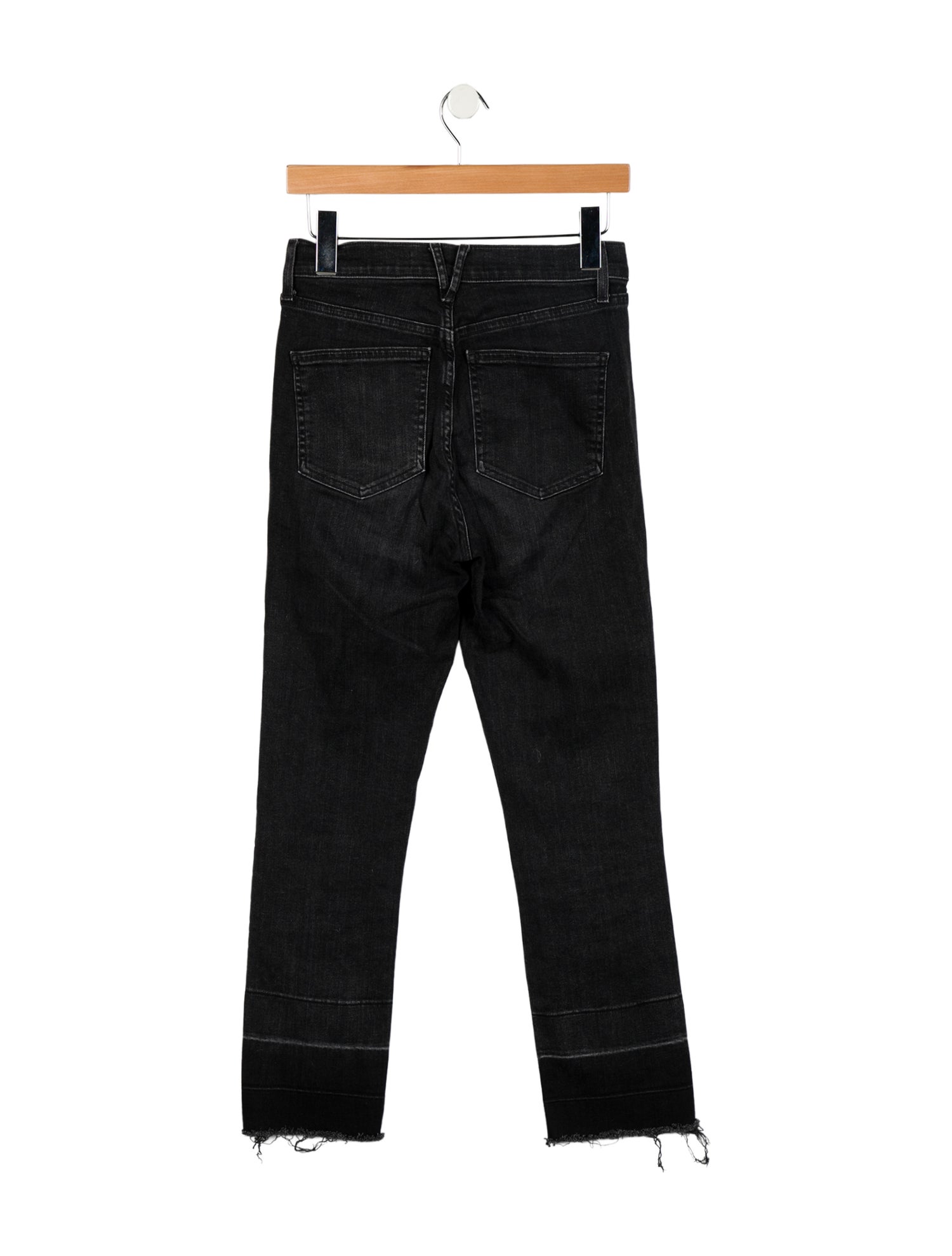 Veronica Beard High-Rise Straight Leg Jeans
