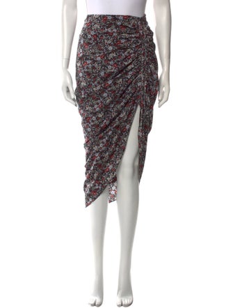 Veronica Beard Silk Midi Length Skirt
