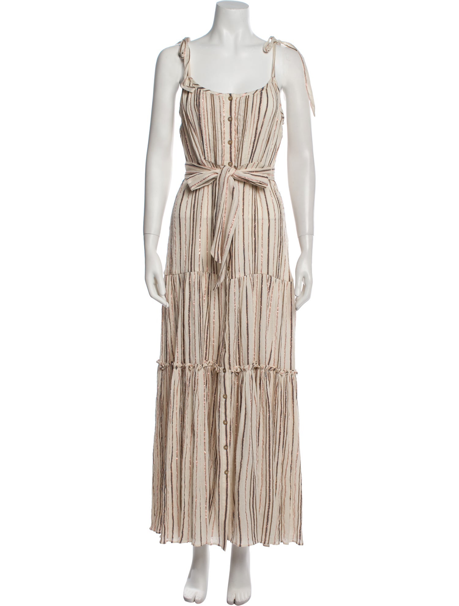 Veronica Beard Striped Long Dress