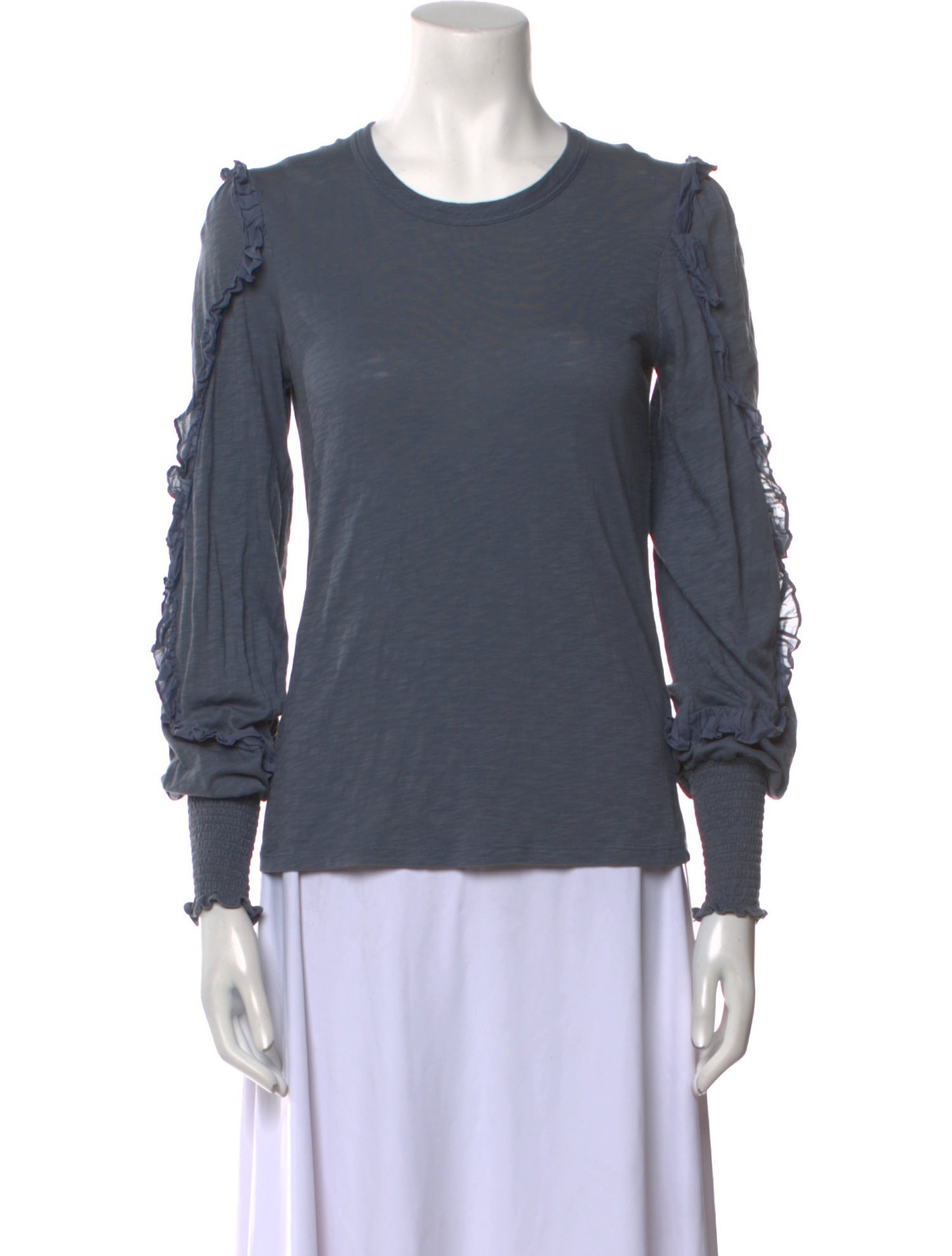 Veronica Beard Crew Neck Long Sleeve Sweatshirt