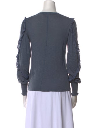 Veronica Beard Crew Neck Long Sleeve Sweatshirt