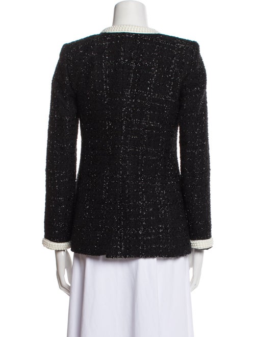 Veronica Beard Wool Tweed Pattern Evening Jacket