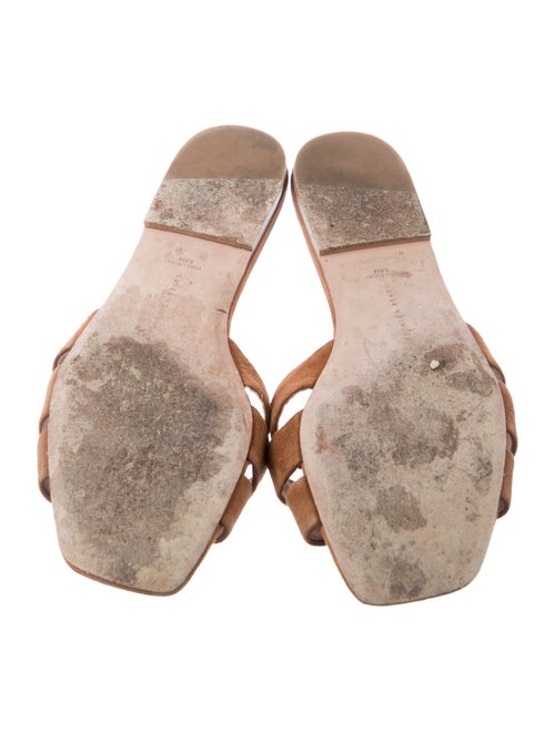 Veronica Beard Suede Cutout Accent Slides