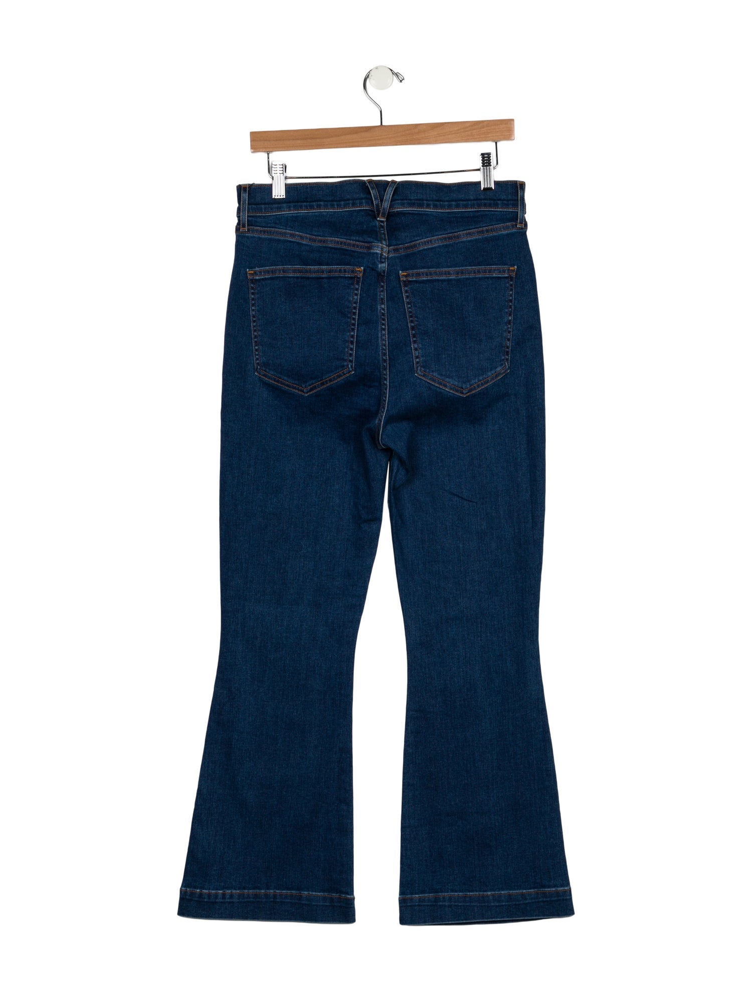 Veronica Beard High-Rise Wide Leg Jeans