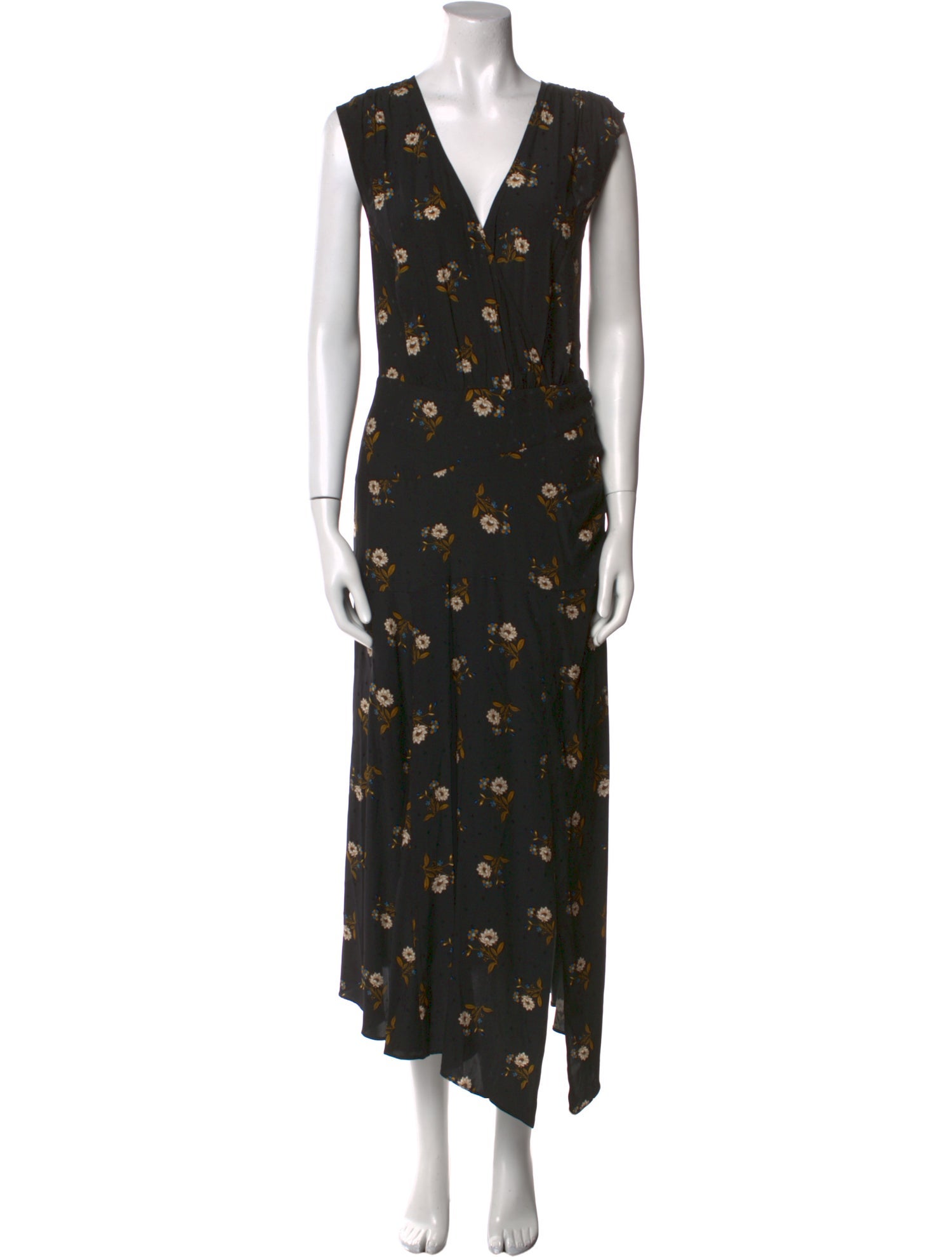 Veronica Beard Floral Print Long Dress w/ Tags