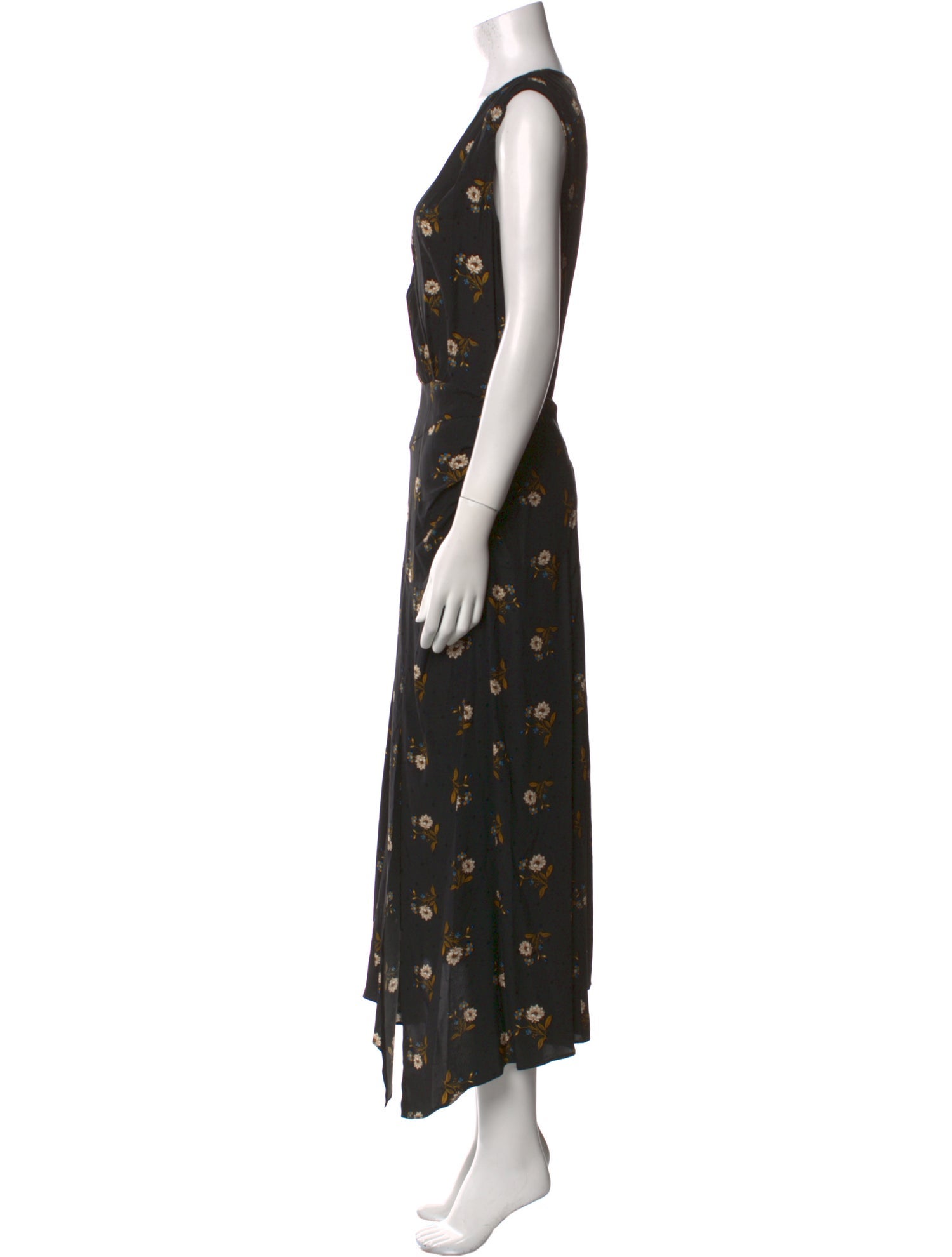 Veronica Beard Floral Print Long Dress w/ Tags