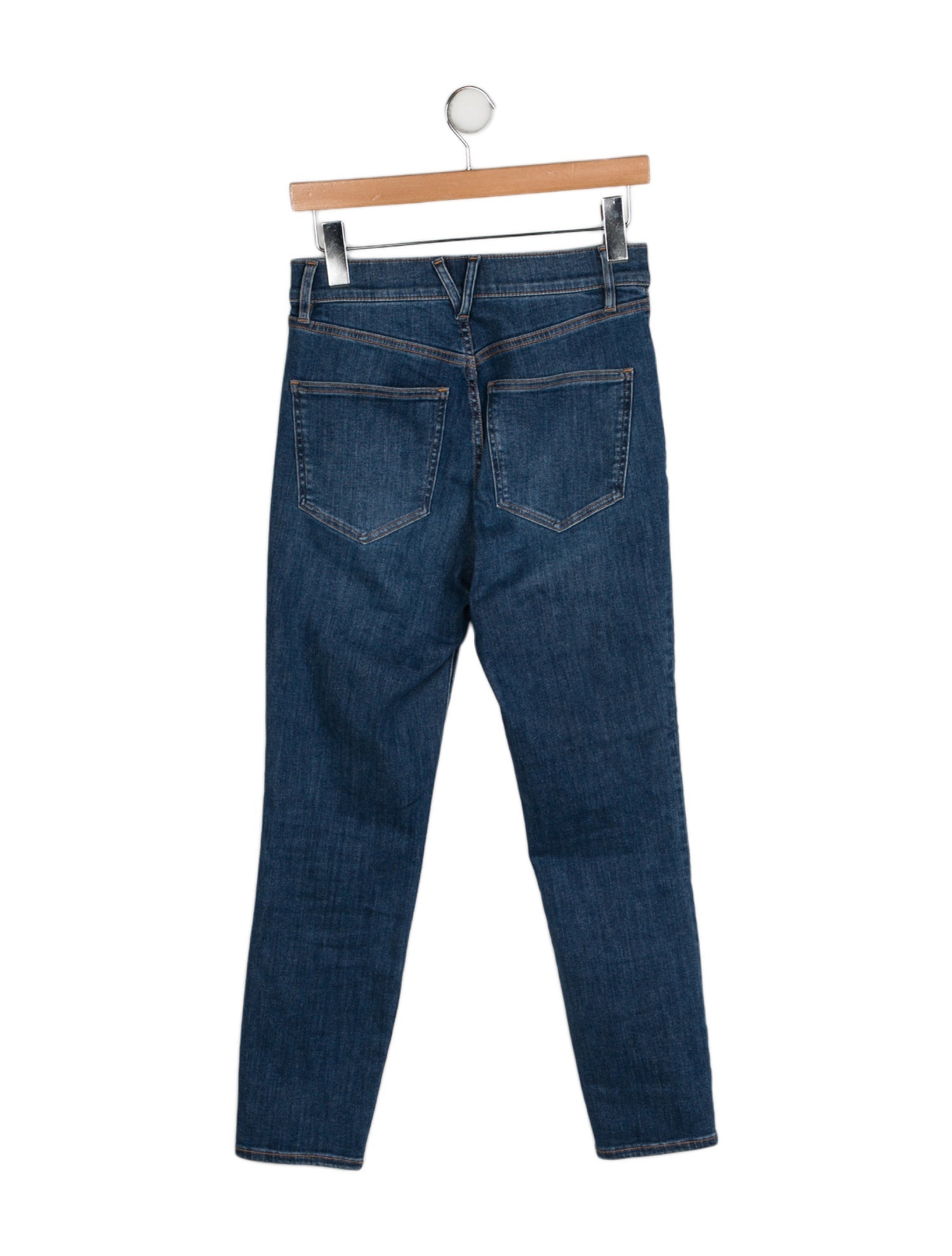 Veronica Beard High-Rise Skinny Leg Jeans