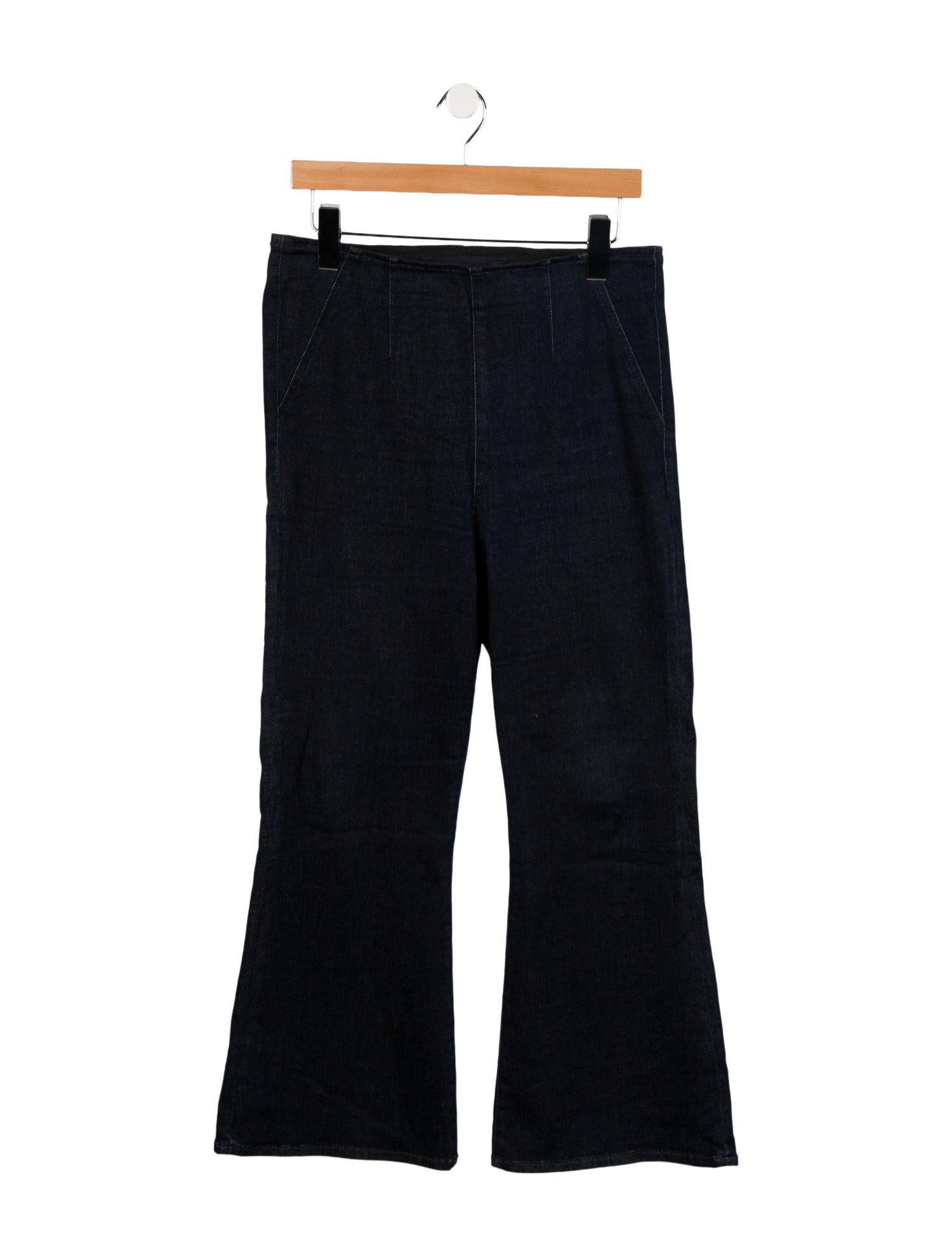 Veronica Beard High-Rise Wide Leg Jeans