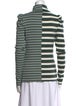 Veronica Beard Striped Turtleneck Top