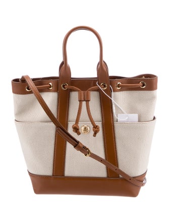 Veronica Beard Canvas Top Handle Bag