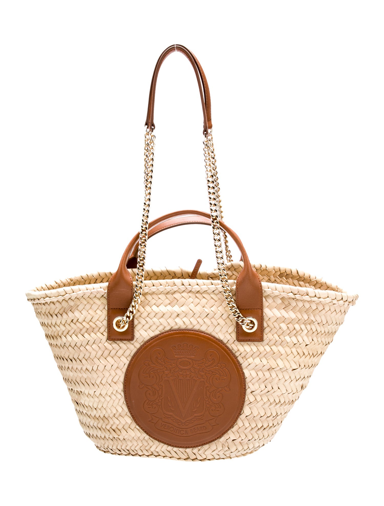 Veronica Beard Raffia Tote