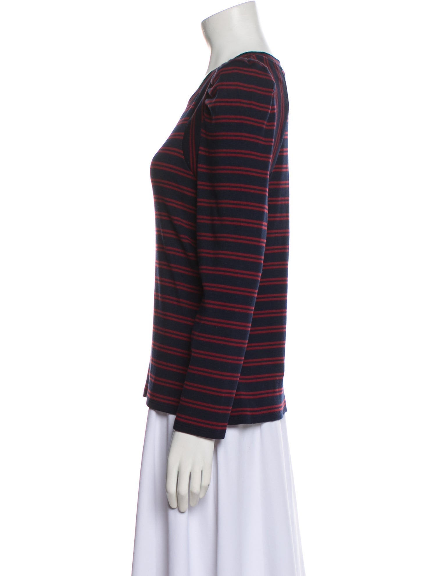 Veronica Beard Supima Cotton Striped Top