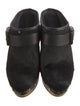 Veronica Beard Ponyhair Studded Accents Mules
