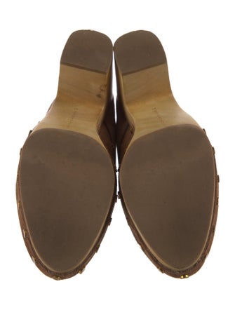 Veronica Beard Suede Studded Accents Mules