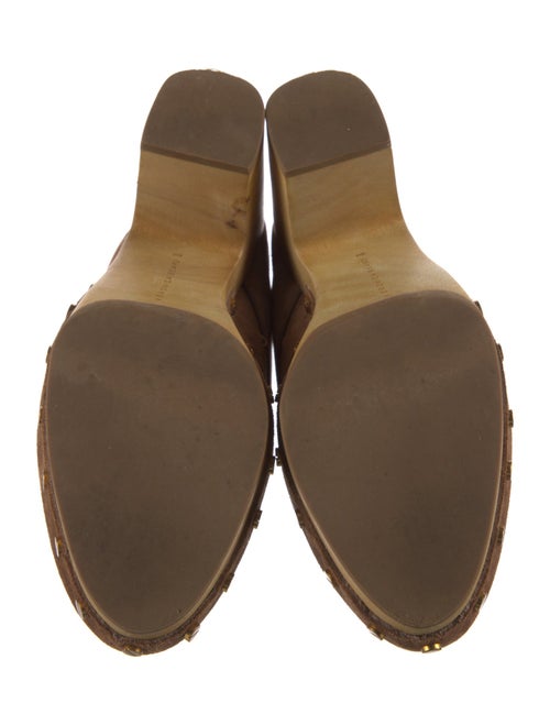 Veronica Beard Suede Studded Accents Mules