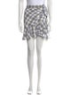 Veronica Beard Plaid Print Mini Skirt