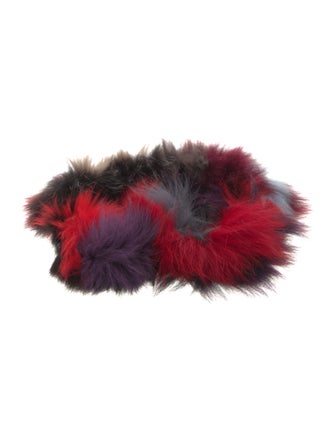 Veronica Beard Suede Fur Trim Mules