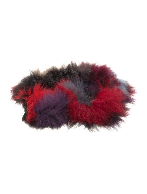 Veronica Beard Suede Fur Trim Mules