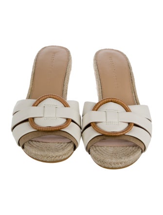 Veronica Beard Leather Espadrilles