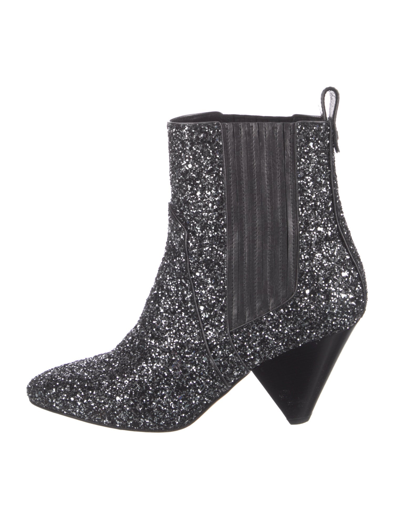 Veronica Beard Glitter Chelsea Boots