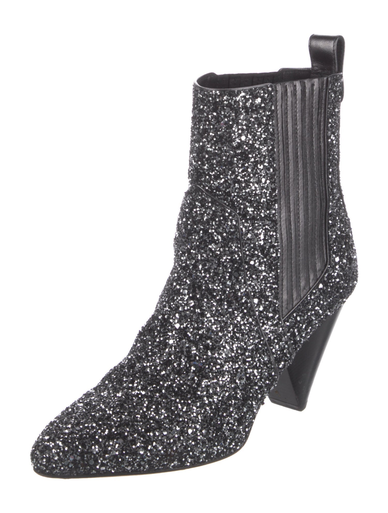 Veronica Beard Glitter Chelsea Boots
